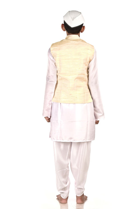 BookMyCostume Lal Bahadur Shastri Freedom Fighter Kids Fancy Dress Costume